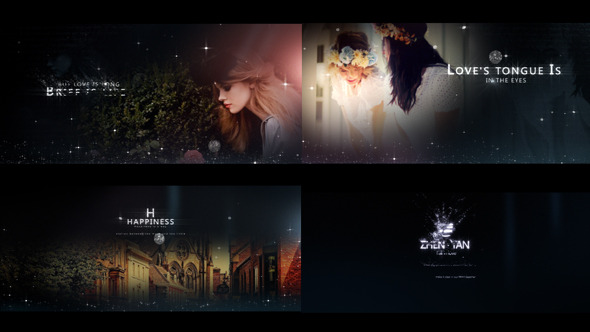 Videohive Fashion Particles – Fresh Postcard Opener时尚粒子婚礼开场AE模板